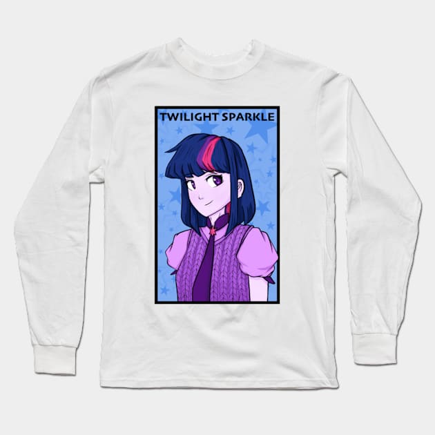 Twilight Sparkle - My Little Pony Equestria Girls Long Sleeve T-Shirt by indieICDtea